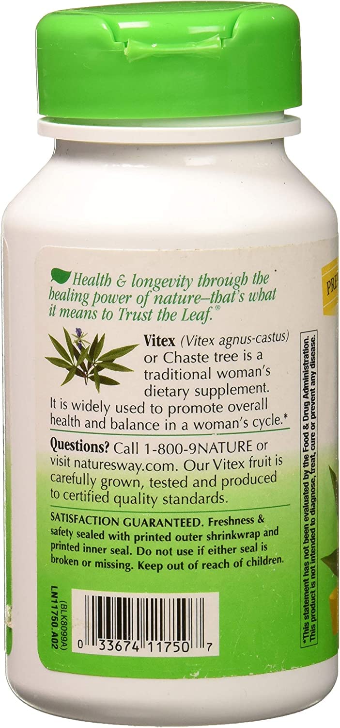Amazon.com: Nature's Way Vitex Fruit - 400 mg - 100 Capsules